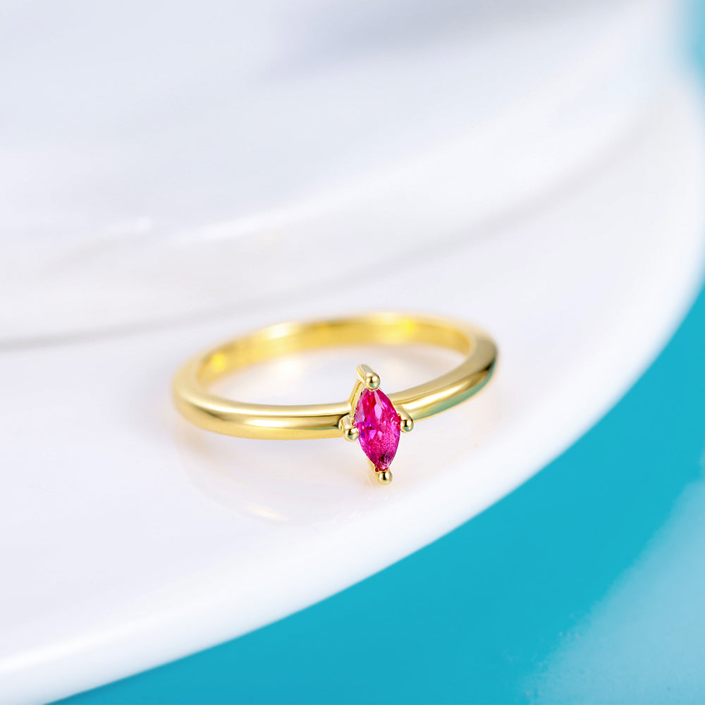 Custom-built Gemstone Family Ring