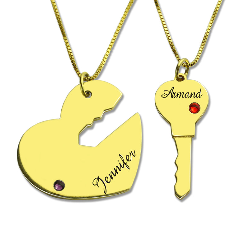 Key to My Heart Necklace Gold