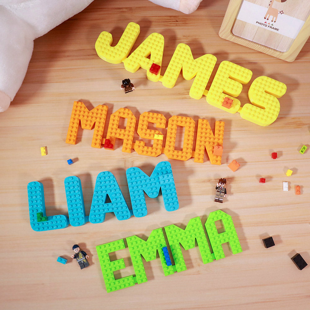 3D Printed Block Art with Customized Name Logo