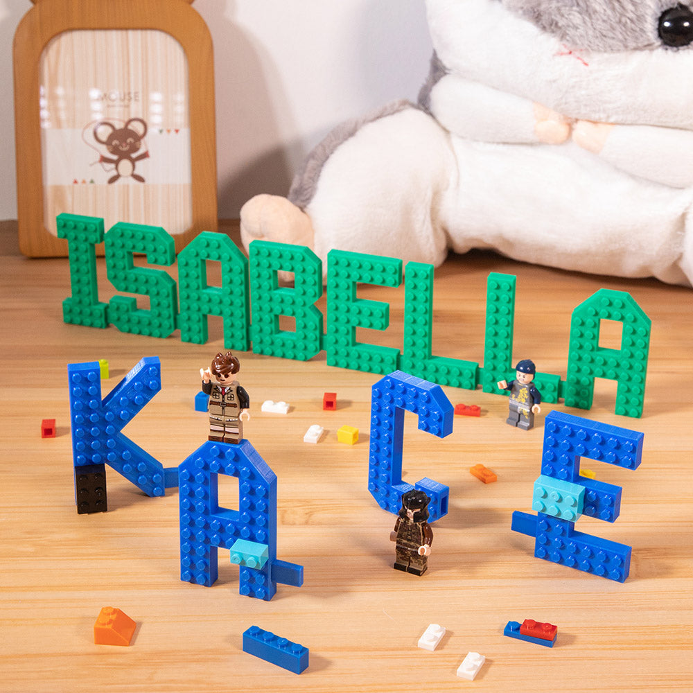 3D Printed Block Art with Customized Name Logo
