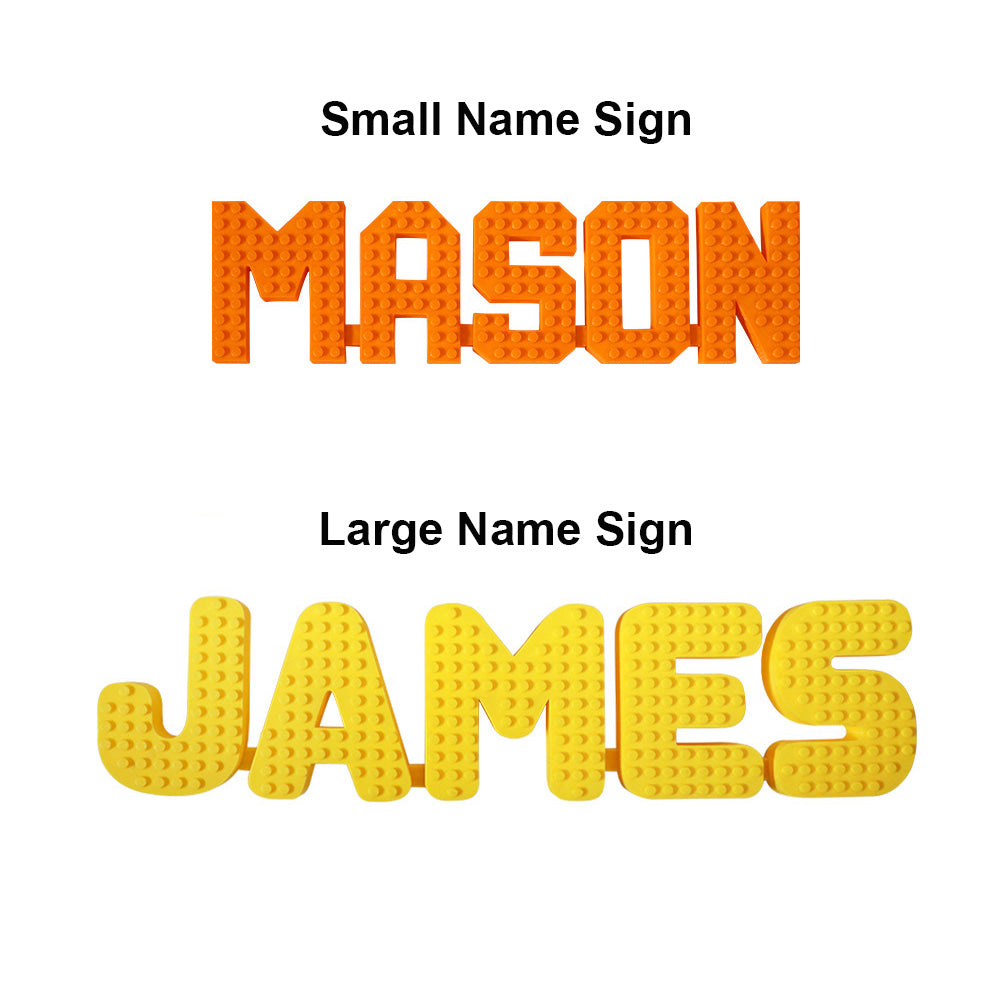 3D Printed Block Art with Customized Name Logo