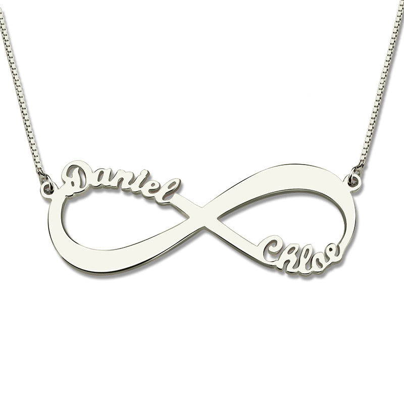 Personalized Infinity Name Necklace - 2 Names