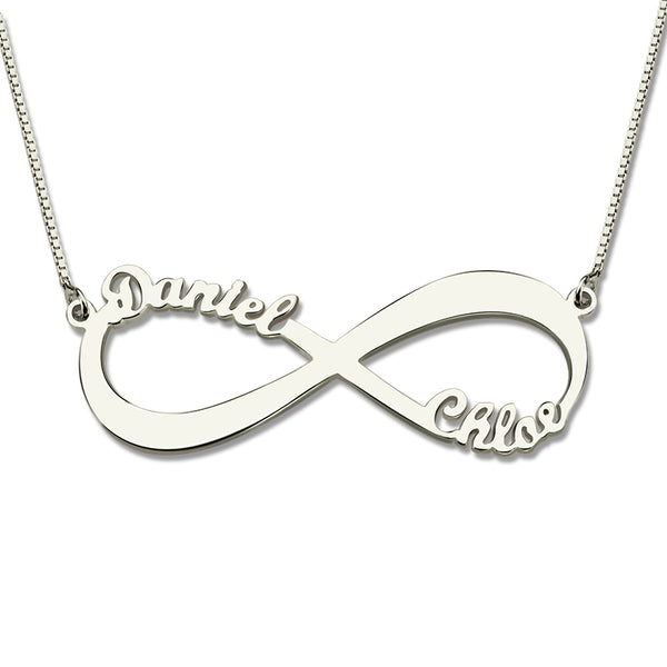 Personalized Infinity Name Necklace - 2 Names