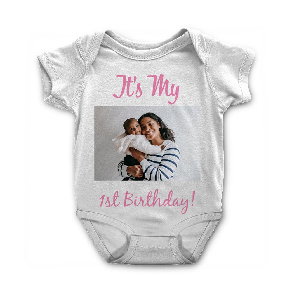 Personalized Infant Baby Rib Bodysuit