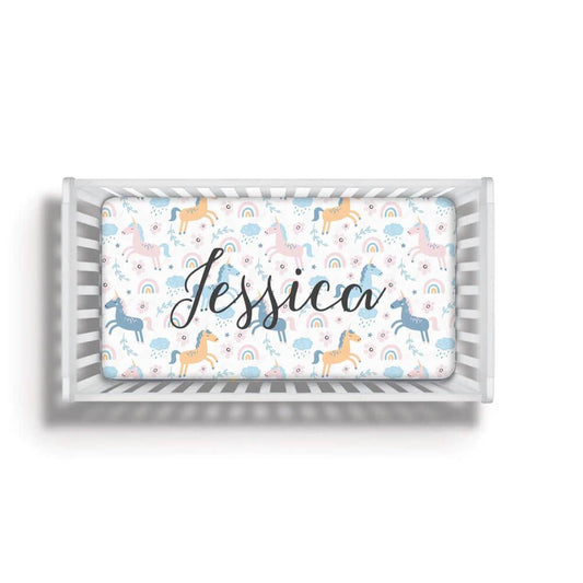 Personalized Baby Crib Sheet