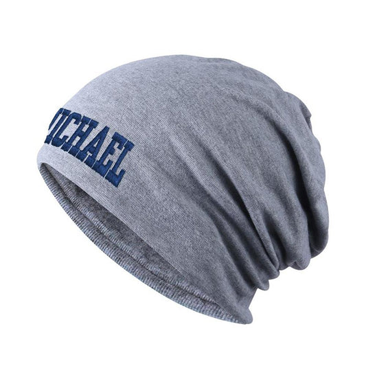 Personalized Cloth Embroidery Beanie Hat - Custom Text