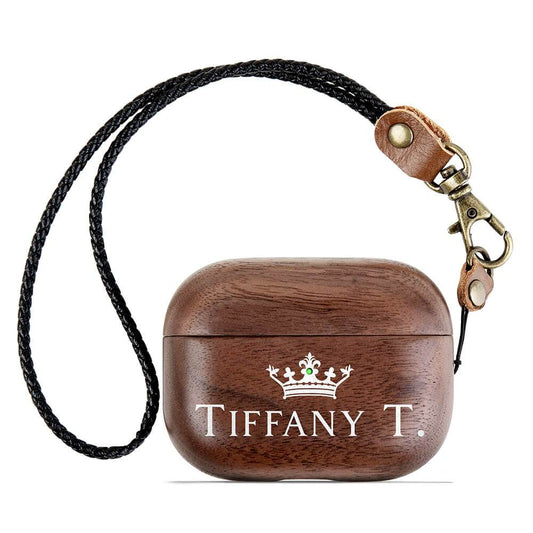 Personalized Genuine Wood Airpod Pro Case
