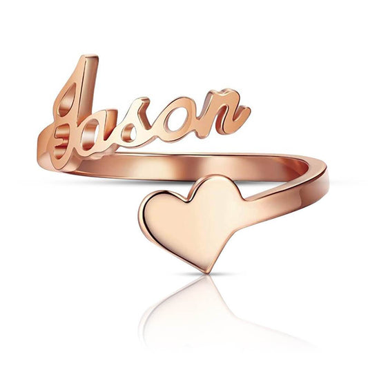 Name Heart Ring