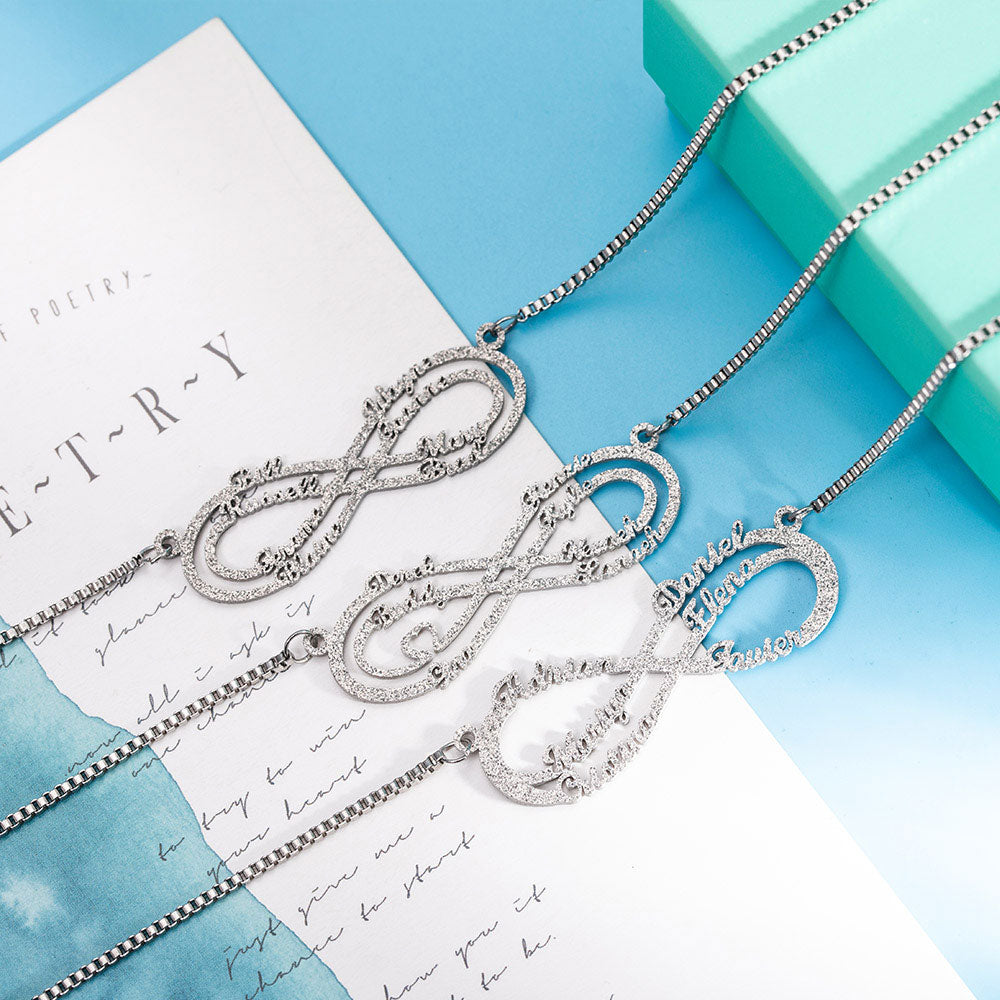 Personalized Infinity Name Necklace - 3 Names