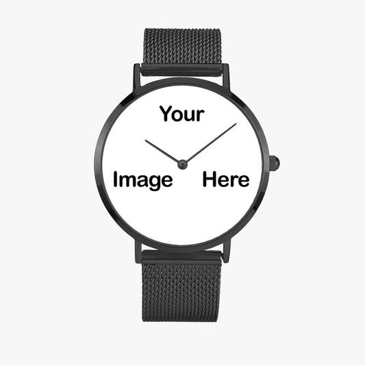 Personalized Photo Fashion Ultra-thin Stainless Steel Quartz Watch