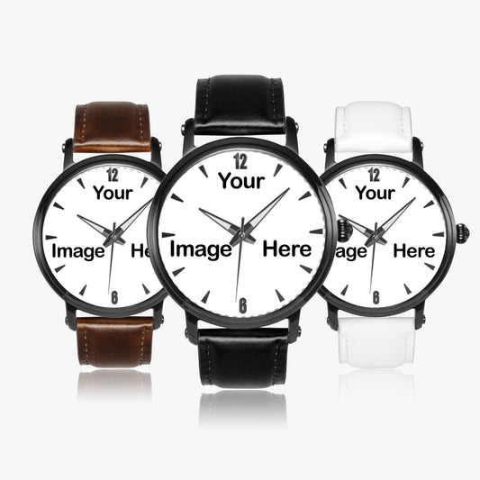 Personalized Photo 46mm Unisex Automatic Watch(Black)