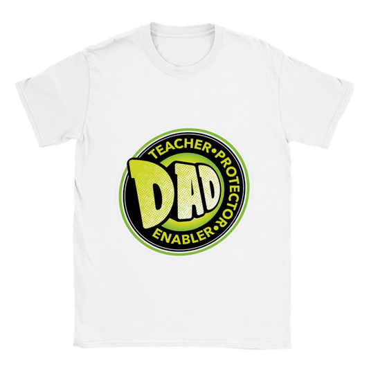 Dad Protector Enabler Teacher Classic Unisex Crewneck T-shirt