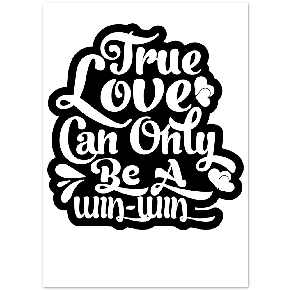 True Love Premium Matte Paper Poster