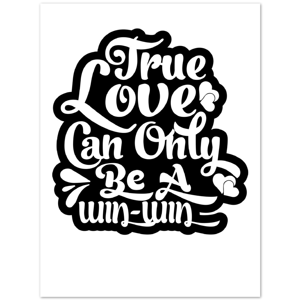 True Love Premium Matte Paper Poster