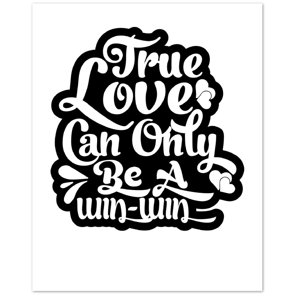 True Love Premium Matte Paper Poster