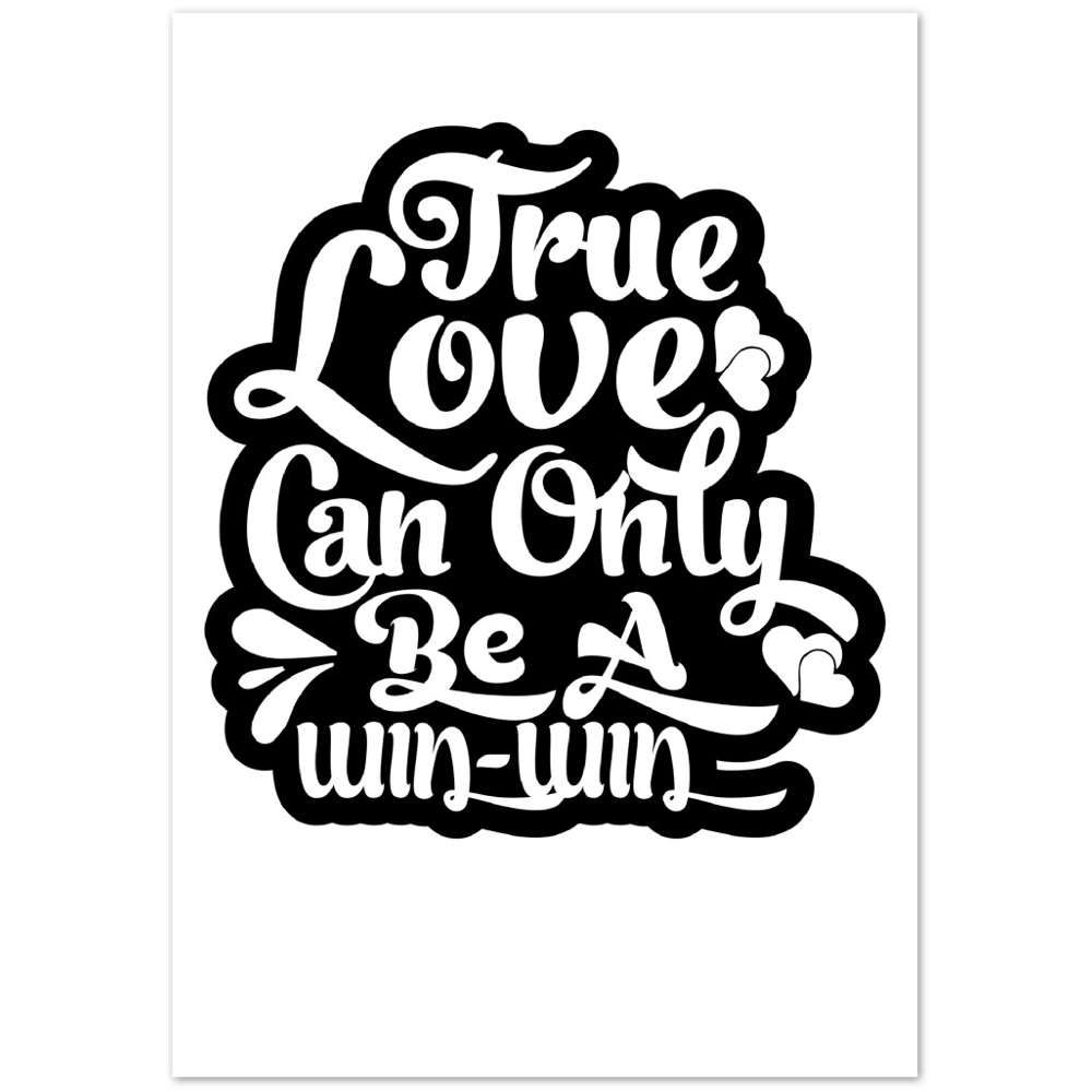 True Love Premium Matte Paper Poster