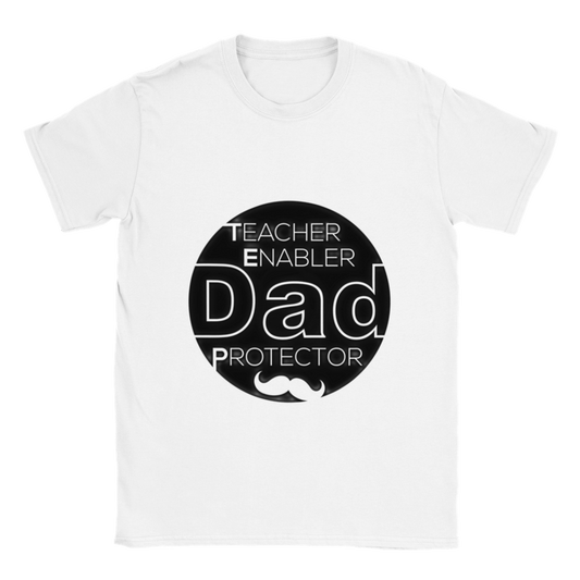 Dad Protector Enabler Teacher Classic Unisex Crewneck T-shirt