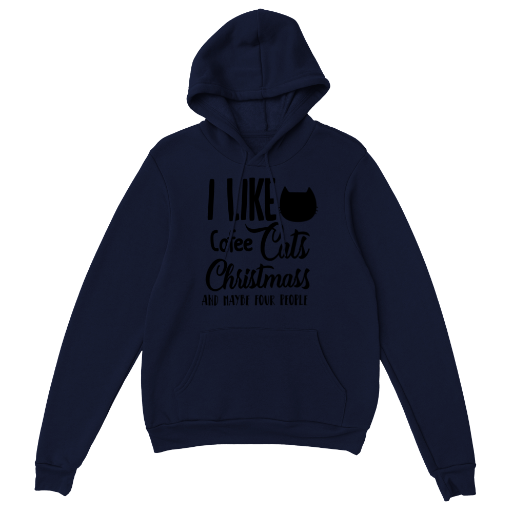 I Like Coffee Cats Christmas Classic Unisex Pullover Hoodie