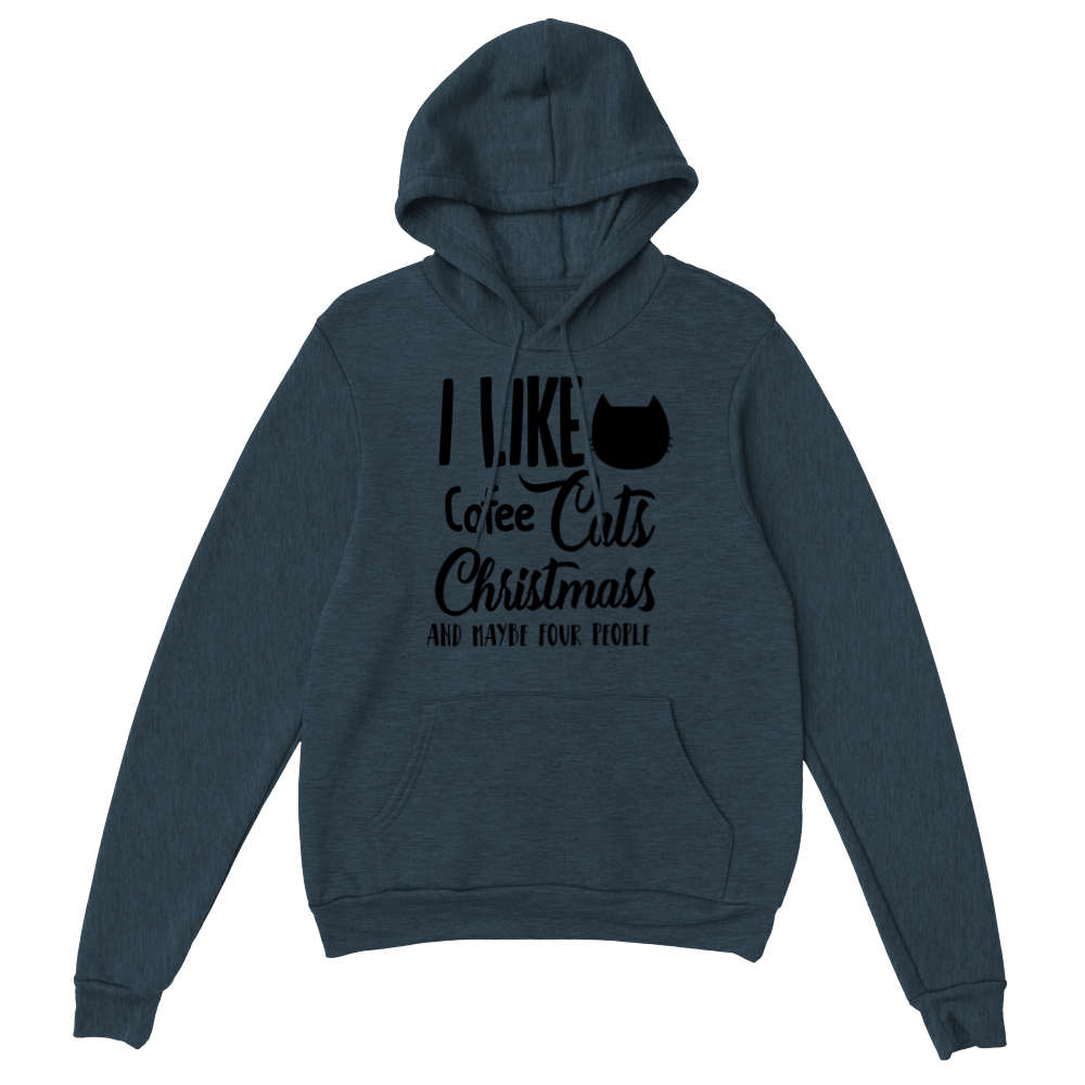 I Like Coffee Cats Christmas Classic Unisex Pullover Hoodie