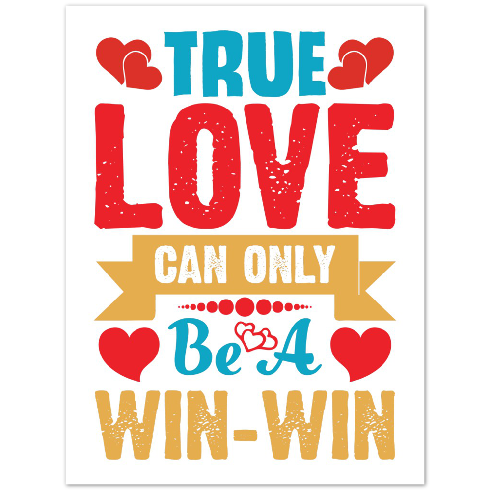 True Love Premium Matte Paper Poster