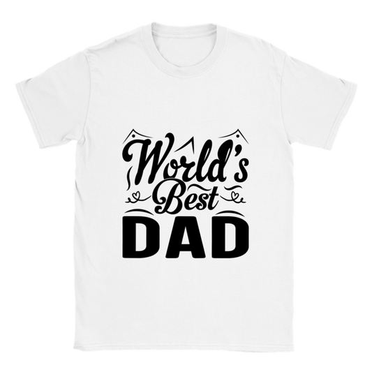 Worlds Best Dad Classic Unisex Crewneck T-shirt