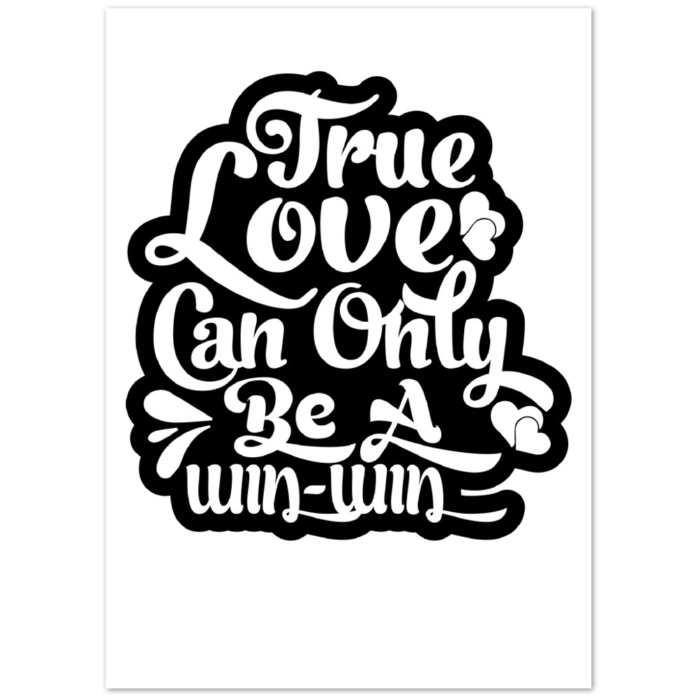 True Love Premium Matte Paper Poster