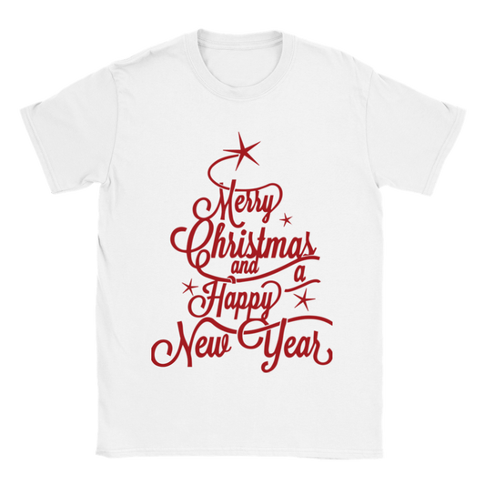 Merry Christmass & Happy New Year Classic Unisex Crewneck T-shirt