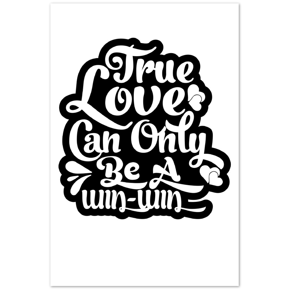 True Love Premium Matte Paper Poster