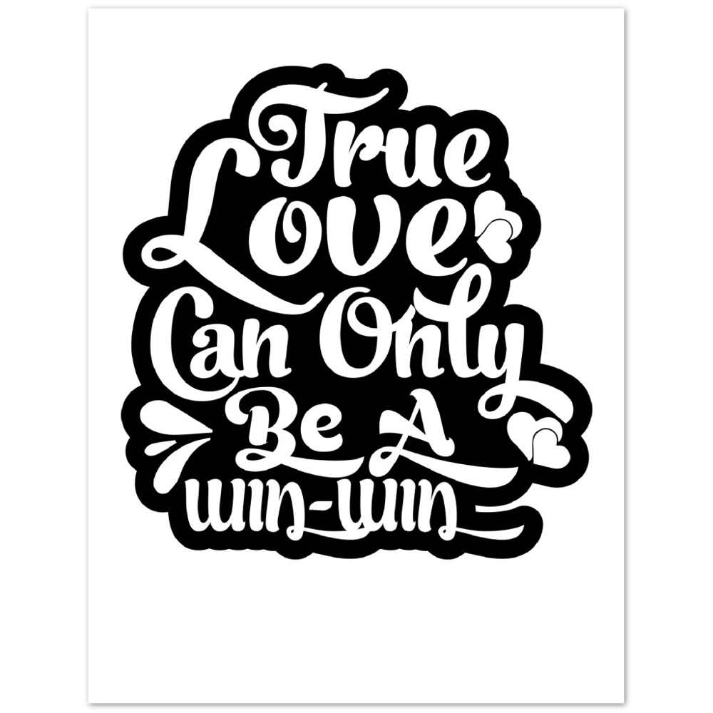 True Love Premium Matte Paper Poster