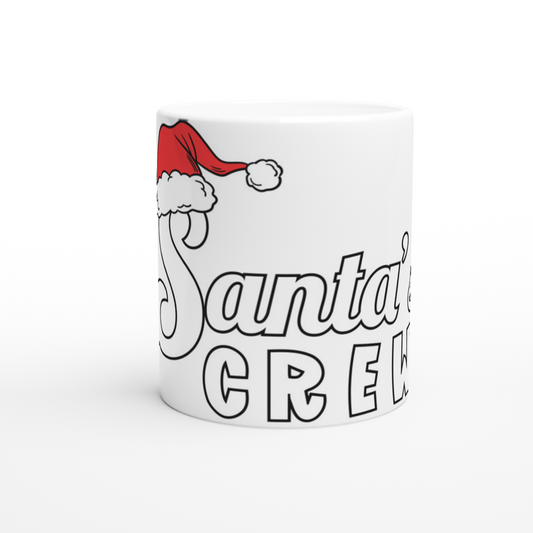 Santa Crew White 11oz Ceramic Mug