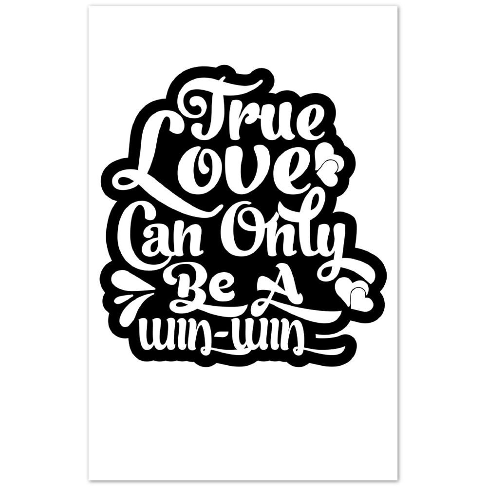 True Love Premium Matte Paper Poster