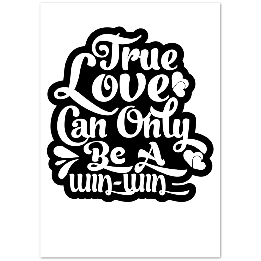 True Love Premium Matte Paper Poster