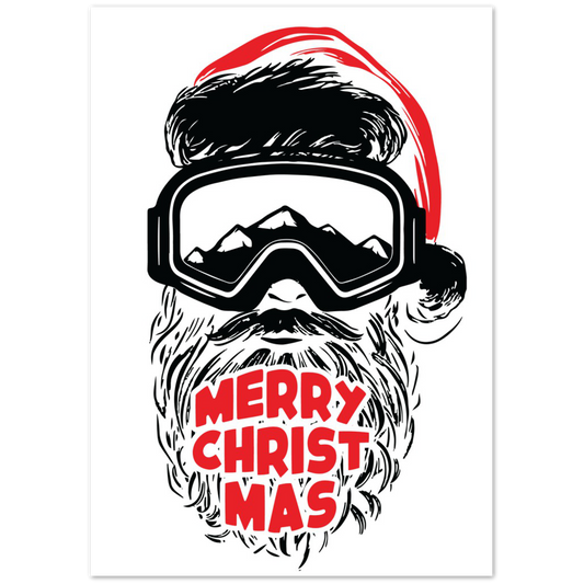 Merry Christmas Premium Matte Paper Poster