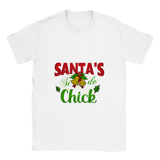 Santas Side Chick Classic Unisex Crewneck T-shirt