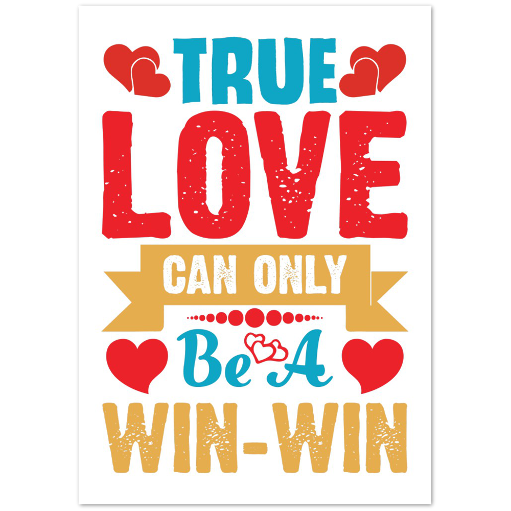 True Love Premium Matte Paper Poster