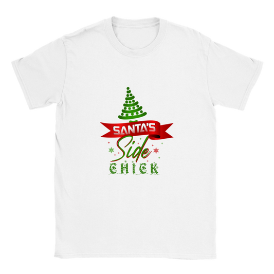 Santas Side Chick Classic Unisex Crewneck T-shirt