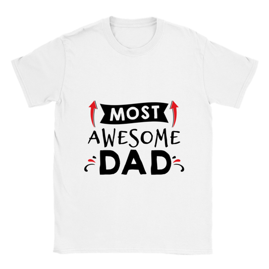 Most Awesome Dad Unisex Crewneck T-shirt