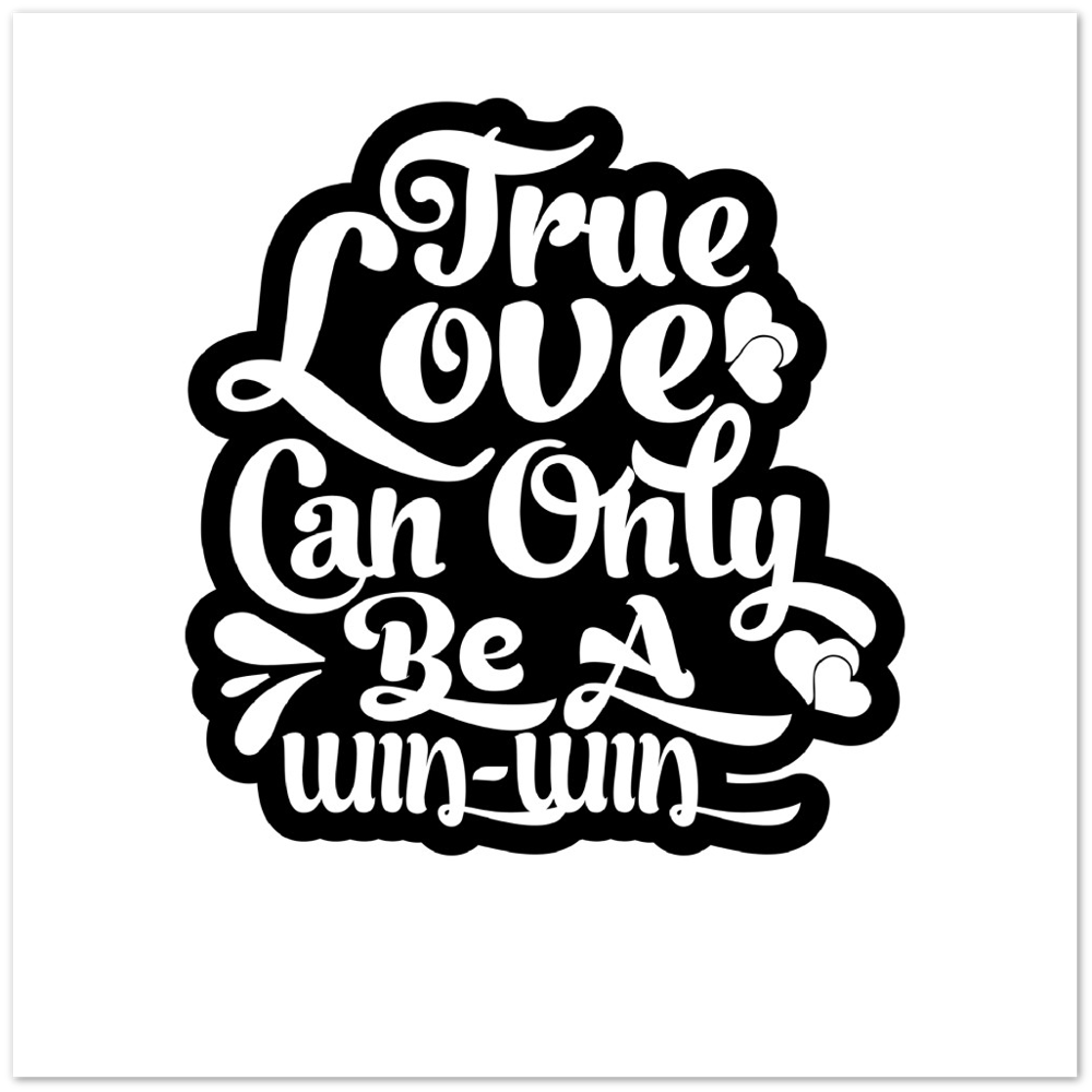 True Love Premium Matte Paper Poster