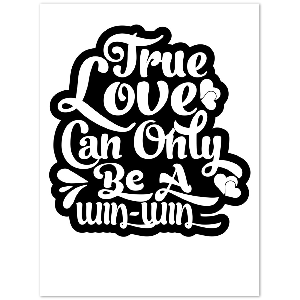 True Love Premium Matte Paper Poster