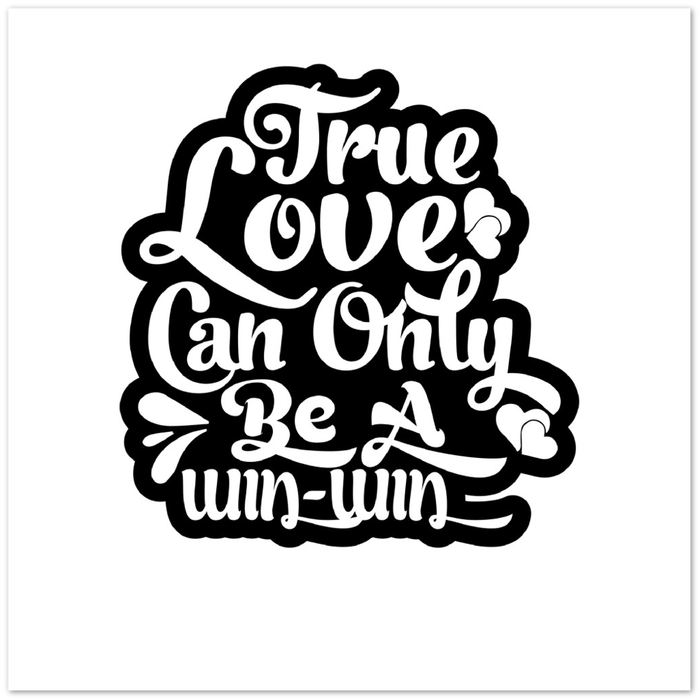 True Love Premium Matte Paper Poster