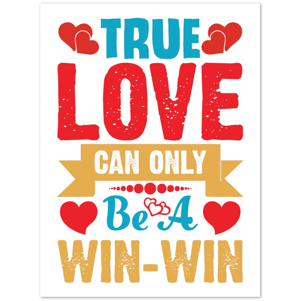 True Love Premium Matte Paper Poster