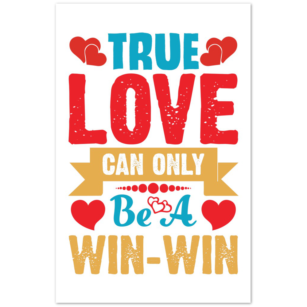 True Love Premium Matte Paper Poster