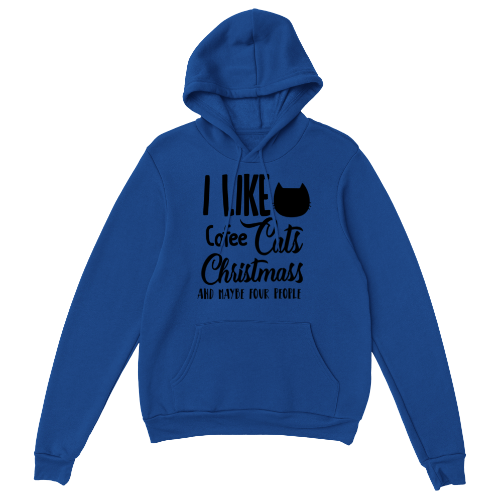 I Like Coffee Cats Christmas Classic Unisex Pullover Hoodie