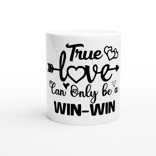 True Love White 11oz Ceramic Mug